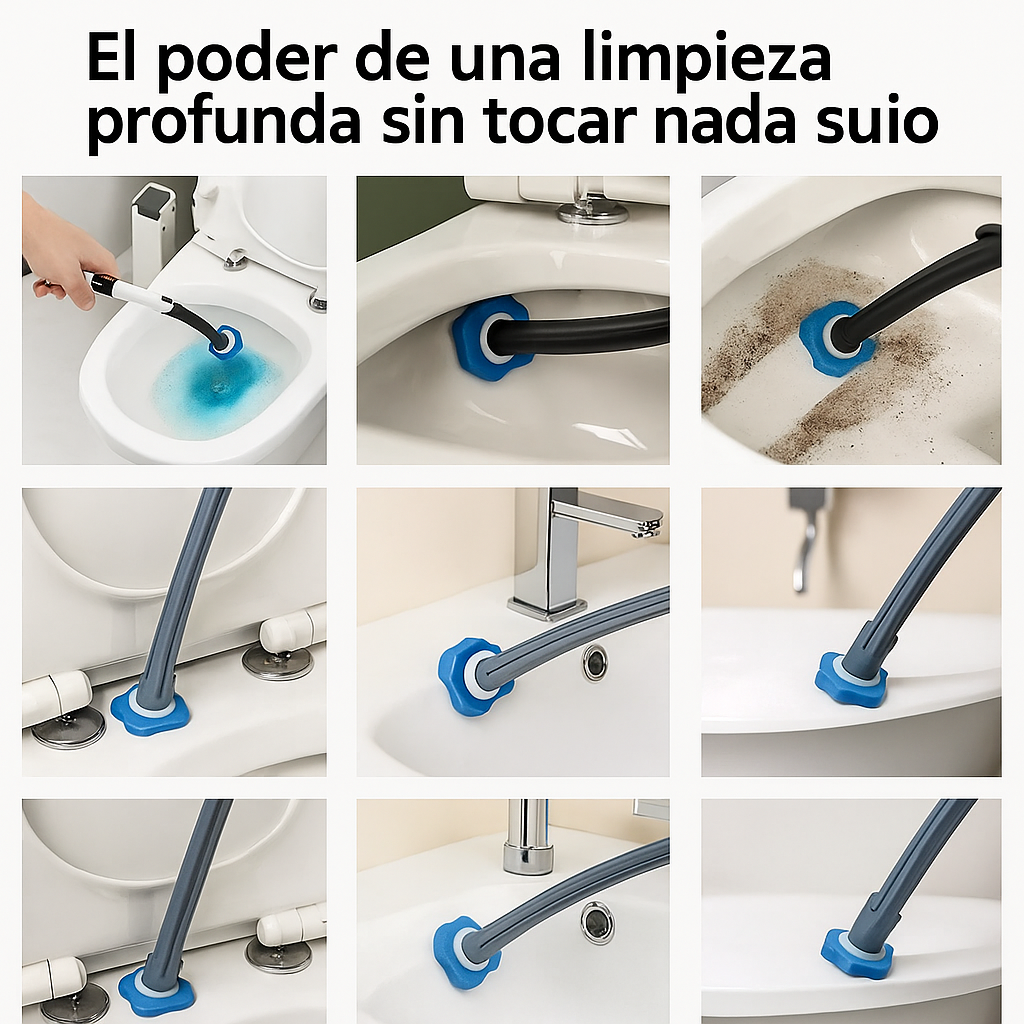 escobilla para baño mas repuesto