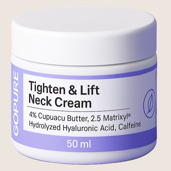 Cuello (mejor dicho piel) más firme, luminosa y saludable con GoPure
