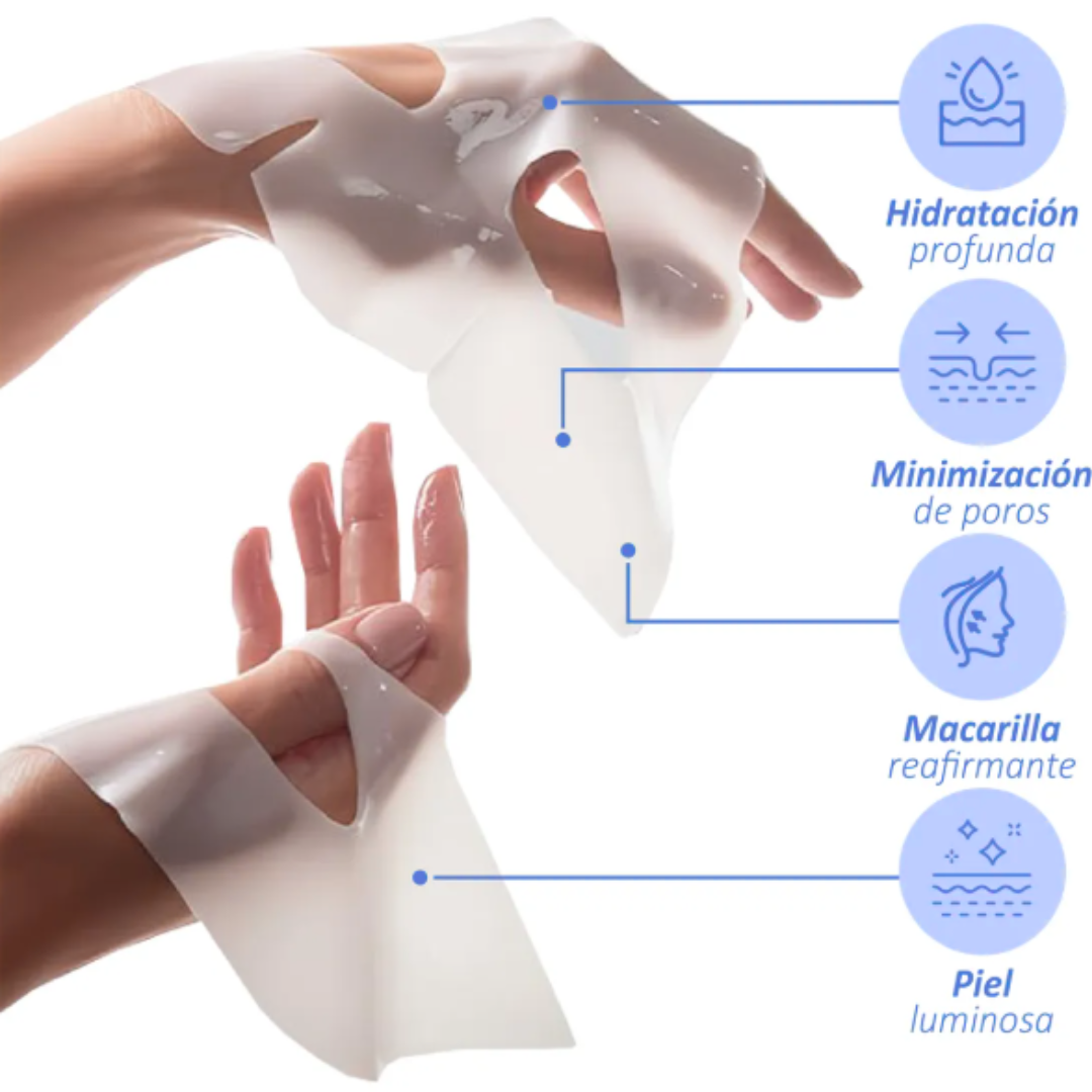 MASCARILLA BIO-COLLAGENO CAJA X4 Unidades Rejuvenece tu piel