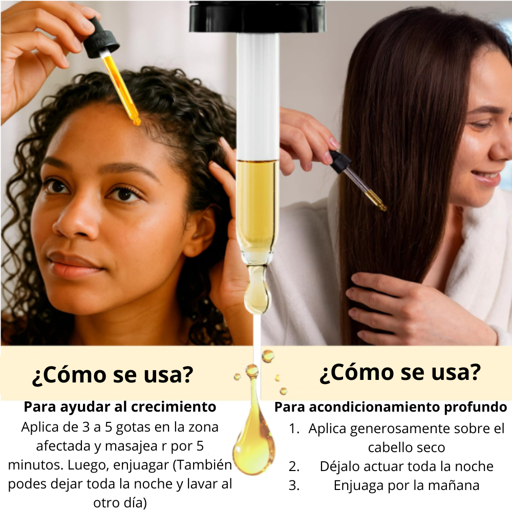 Activa el crecimiento natuaral de tu cabello con el poder del ACEITE DE BATANA