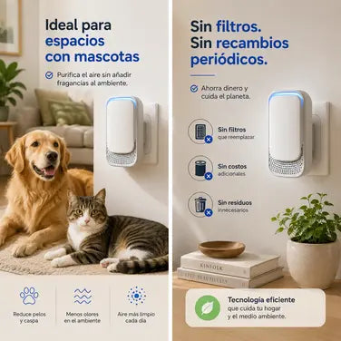 PURIFICADOR DE AIRE IONES NEGATIVOS