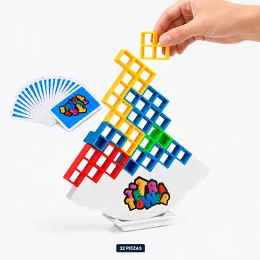 Juego Tetra Tower Bloques Equilibrio 32p