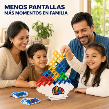 Juego Tetra Tower Bloques Equilibrio 32p