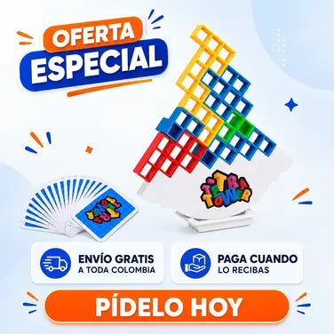Juego Tetra Tower Bloques Equilibrio 32p