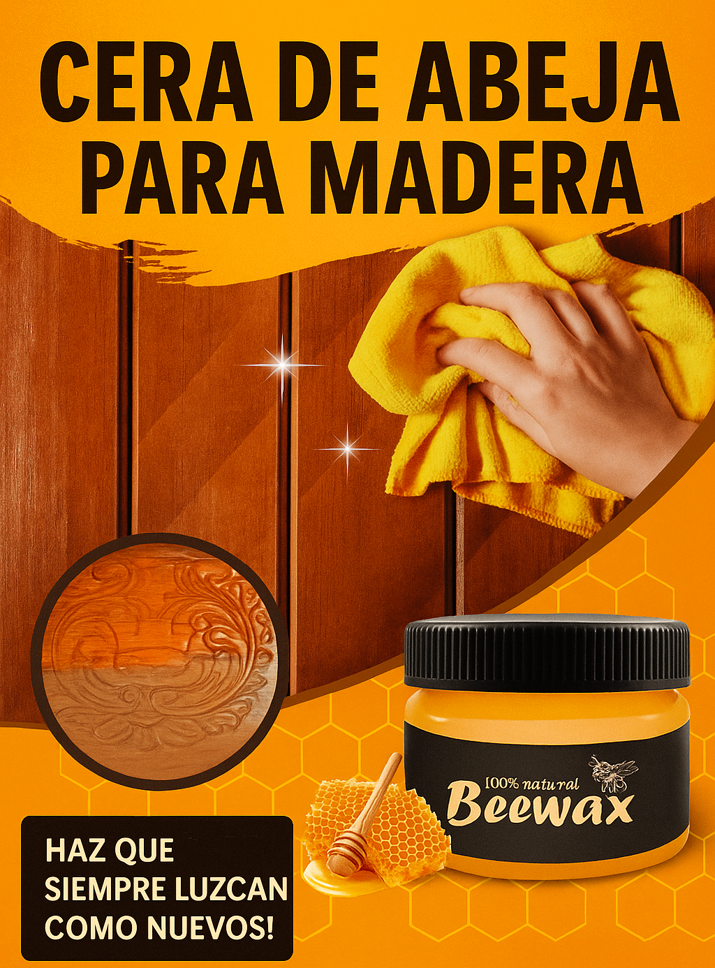 CERA PARA MUEBLES NATURAL 2X1
