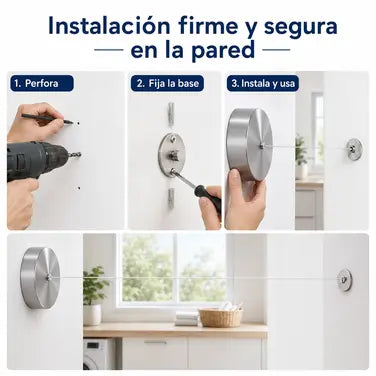 Tendedero Retractil De Ropa