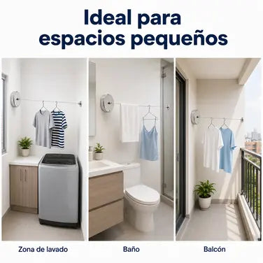 Tendedero Retractil De Ropa