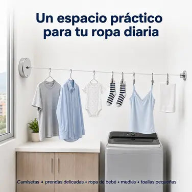 Tendedero Retractil De Ropa
