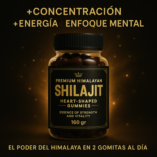 Potencia tu mente al máximo con Shilajit Premium en Gomitas 🍃✨