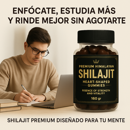 Potencia tu mente al máximo con Shilajit Premium en Gomitas 🍃✨