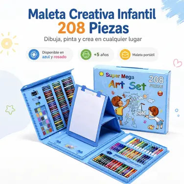 kit De Arte Para Niños 208 Piezas