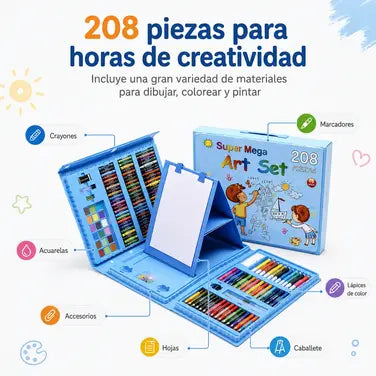 kit De Arte Para Niños 208 Piezas