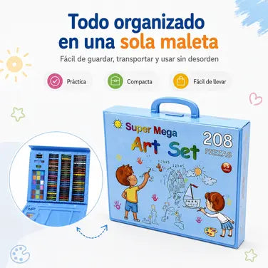 kit De Arte Para Niños 208 Piezas