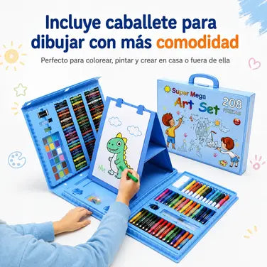 kit De Arte Para Niños 208 Piezas