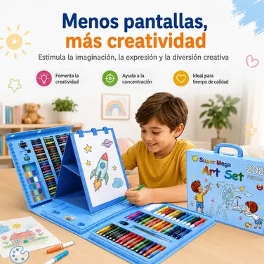 kit De Arte Para Niños 208 Piezas