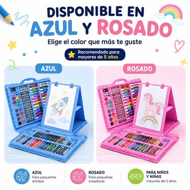 kit De Arte Para Niños 208 Piezas