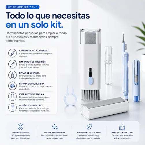 Kit De Limpieza Para Teclado Celulares
