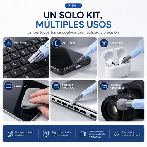 Kit De Limpieza Para Teclado Celulares