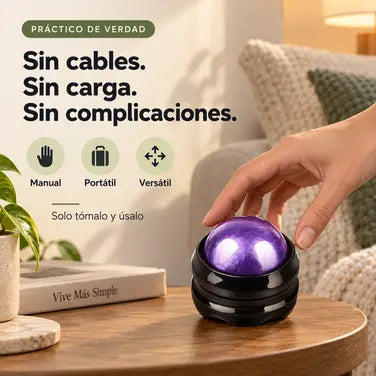 Roller Ball guardado fácilmente por su tamaño portátil