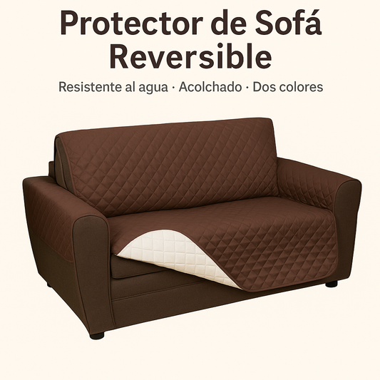 Cubre Sofá Doble Faz Protección Muebles (2puestos)