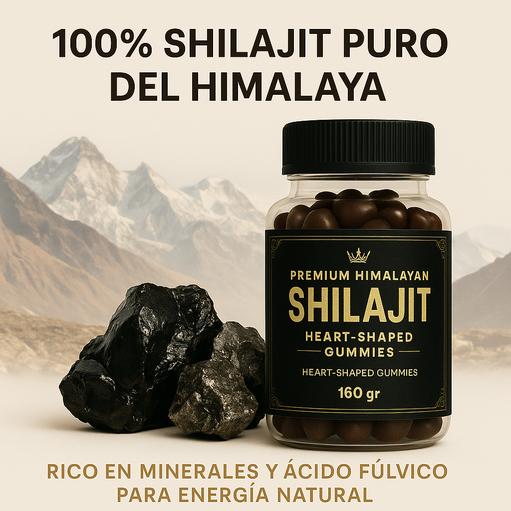 Potencia tu mente al máximo con Shilajit Premium en Gomitas 🍃✨
