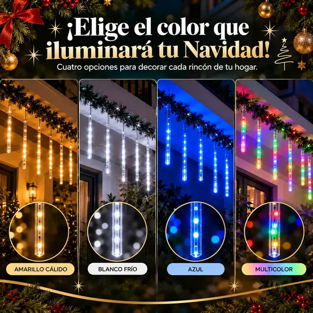 Luces Lluvia De Meteoritos Tubo Led