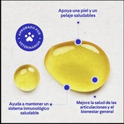 Omega Max 3X – Aceite de pescado de triple fuente para perros