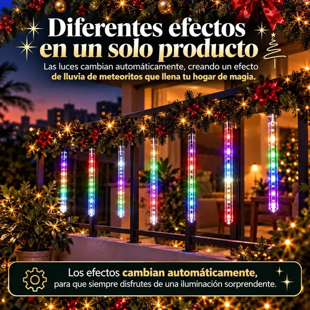 Luces Lluvia De Meteoritos Tubo Led