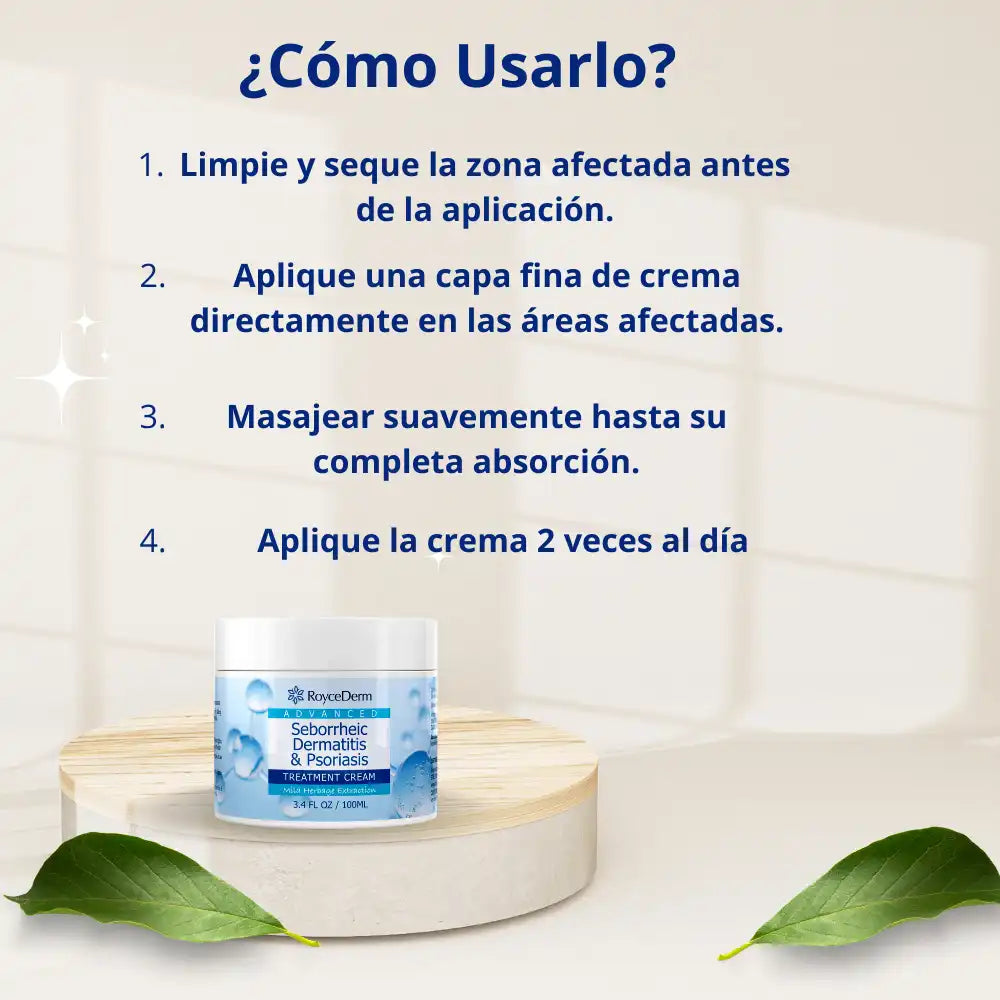 Crema para la dermatitis seborreica y la psoriasis