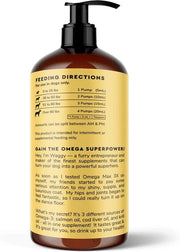 Omega Max 3X – Aceite de pescado de triple fuente para perros