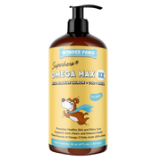 Omega Max 3X – Aceite de pescado de triple fuente para perros